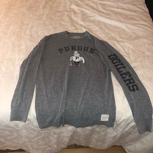 Purdue Pete vintage Gray LongSleeve